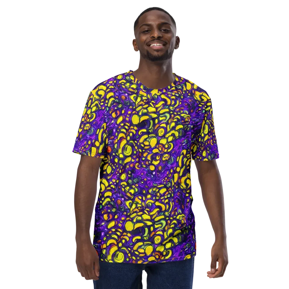 Lemon Labyrinth on Men's Crew Neck T-Shirt — Front