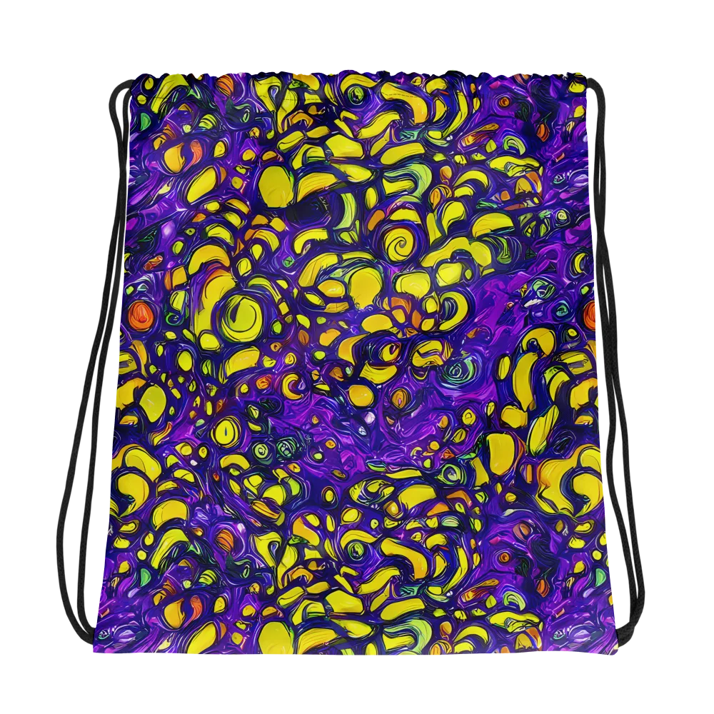 Lemon Labyrinth on Drawstring Bag — Photo