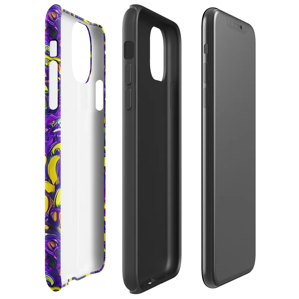 Lemon Labyrinth on Tough Case for iPhone® — Right