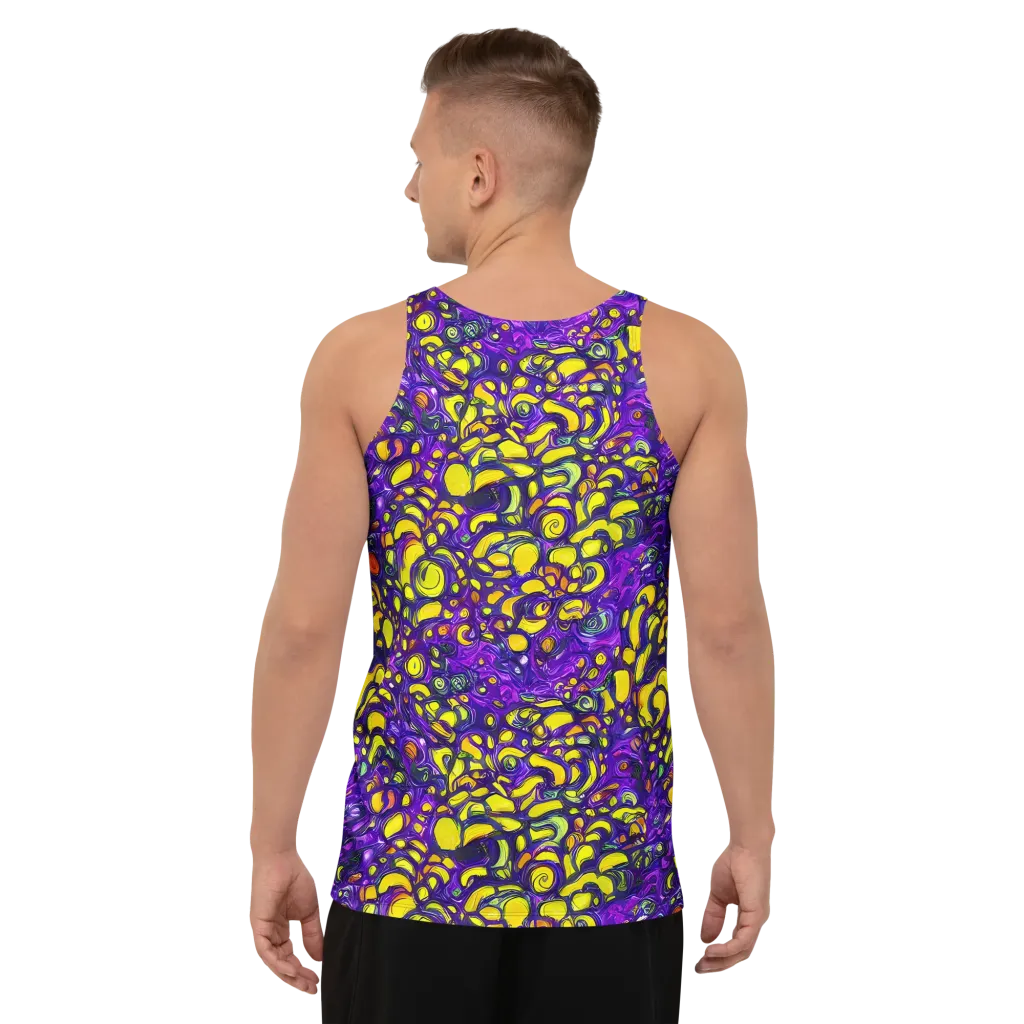Lemon Labyrinth on Men's Tank Top — Back