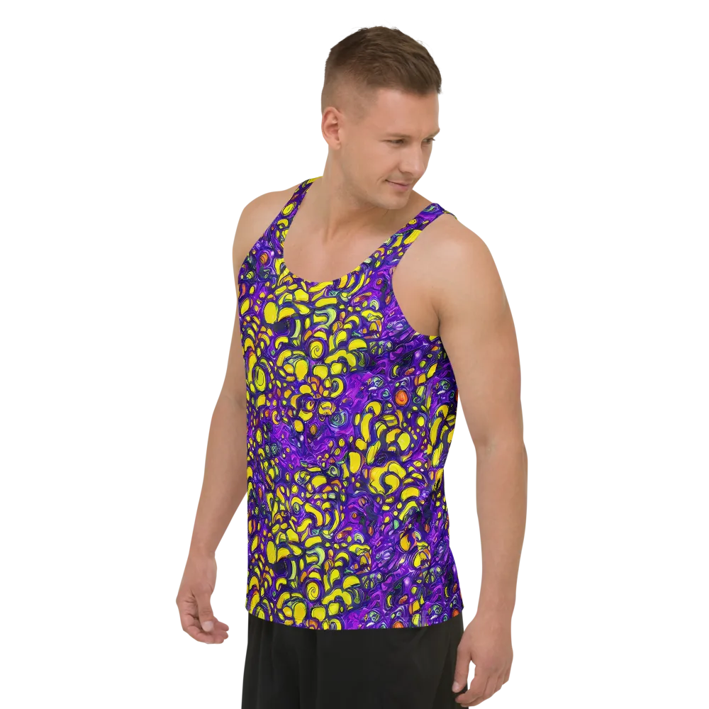 Lemon Labyrinth on Men's Tank Top — Left Front