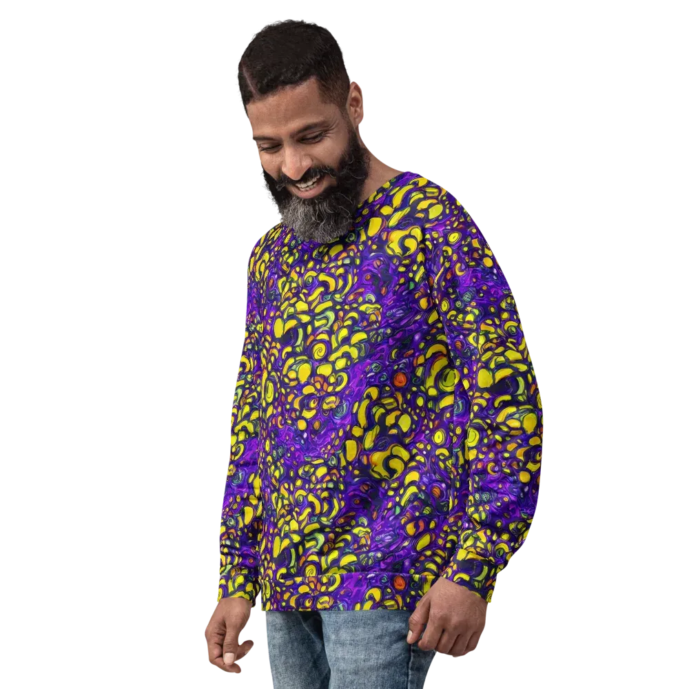 Lemon Labyrinth on Sweatshirt — Left Front