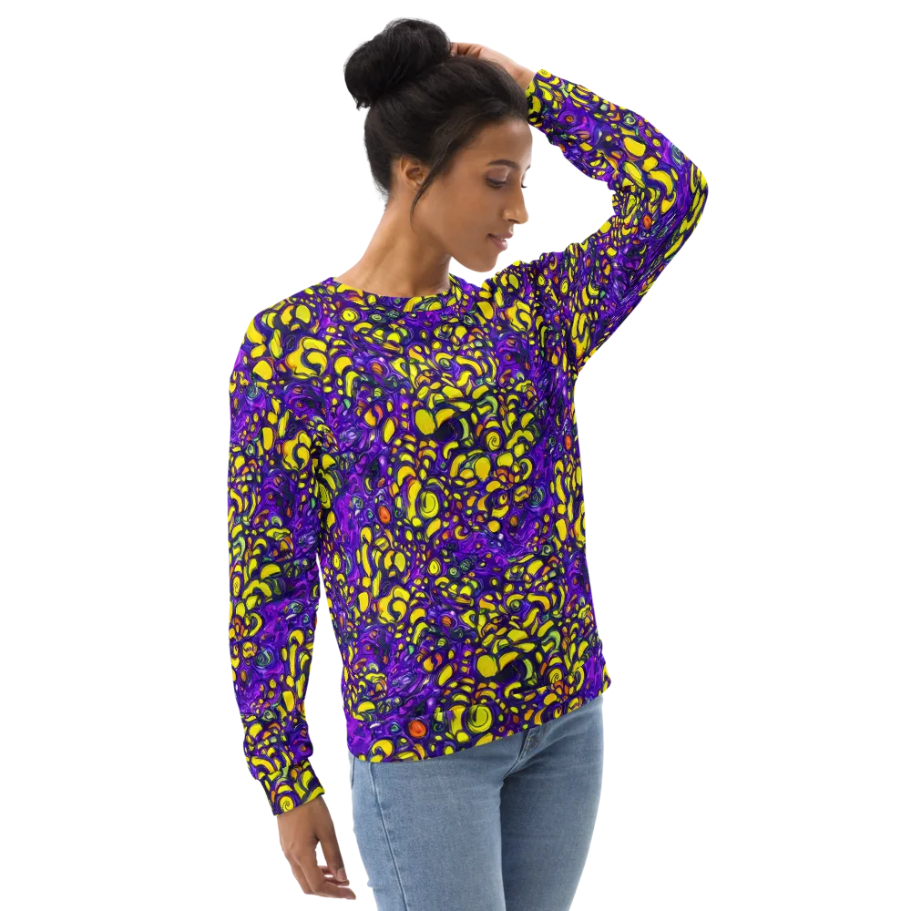 Lemon Labyrinth on Sweatshirt — Right Front
