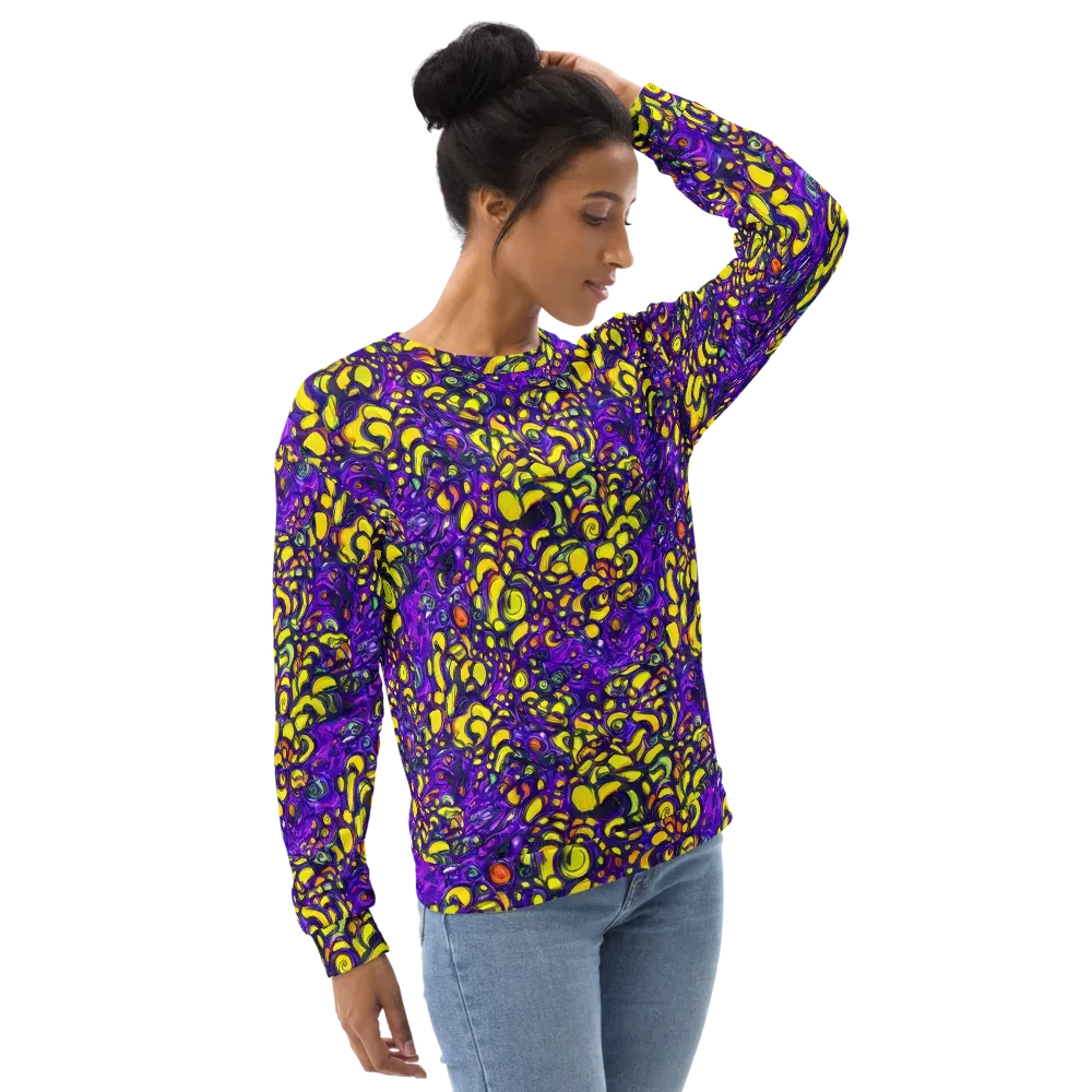 Lemon Labyrinth on Sweatshirt — Right Front