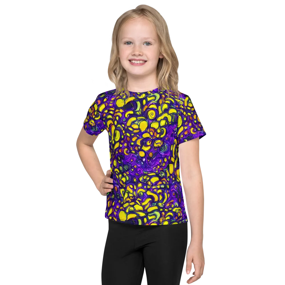 Lemon Labyrinth on Kids Crew Neck T-Shirt — Front