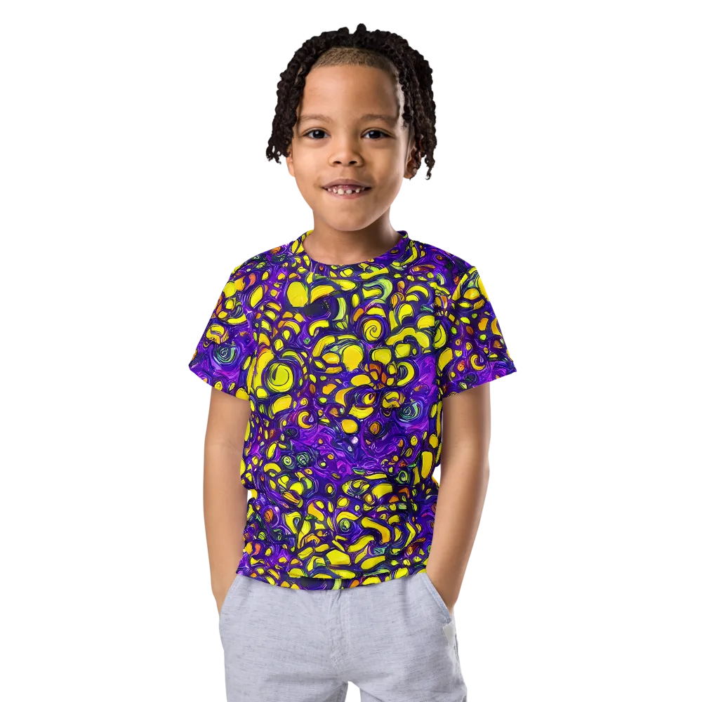 Lemon Labyrinth on Kids Crew Neck T-Shirt — Front