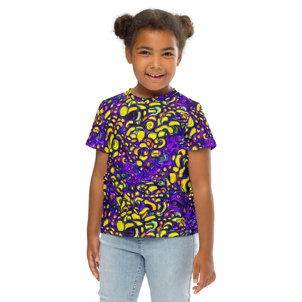 Lemon Labyrinth on Kids Crew Neck T-Shirt — Front