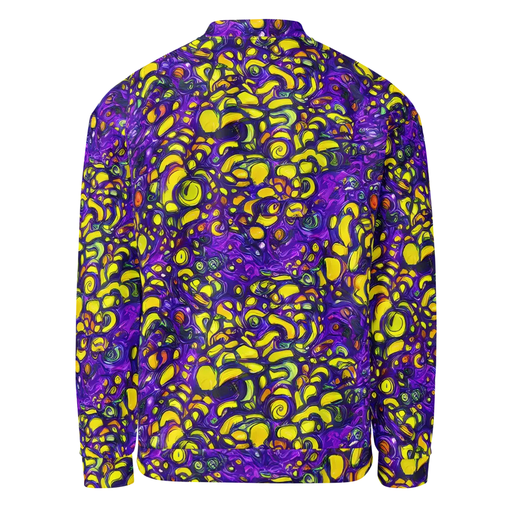 Lemon Labyrinth on Bomber Jacket — Back