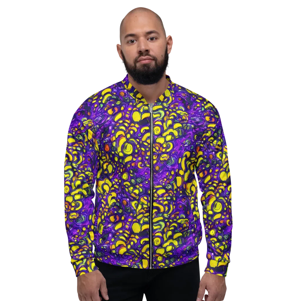 Lemon Labyrinth on Bomber Jacket — Front
