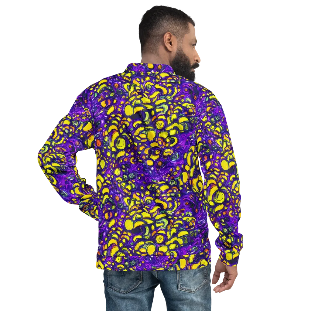 Lemon Labyrinth on Bomber Jacket — Back