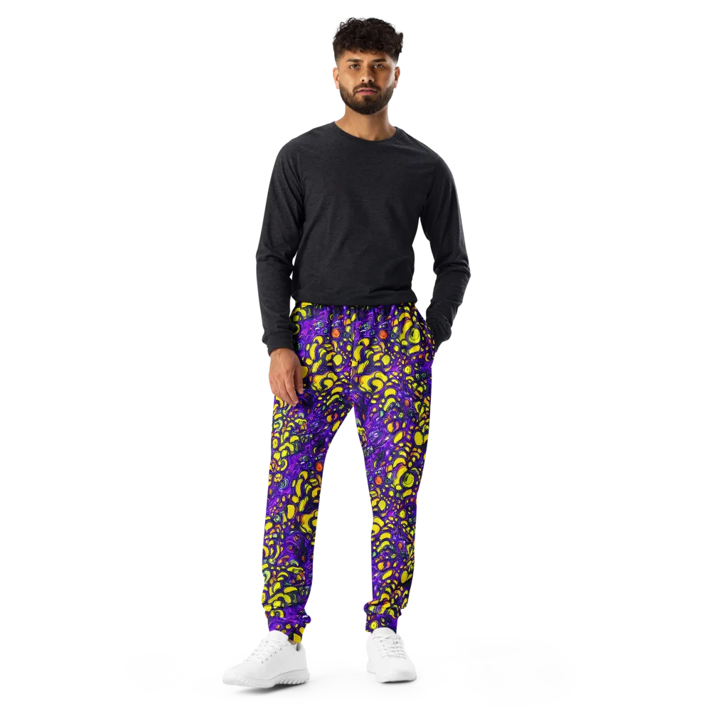 Lemon Labyrinth on Men's Joggers — Front