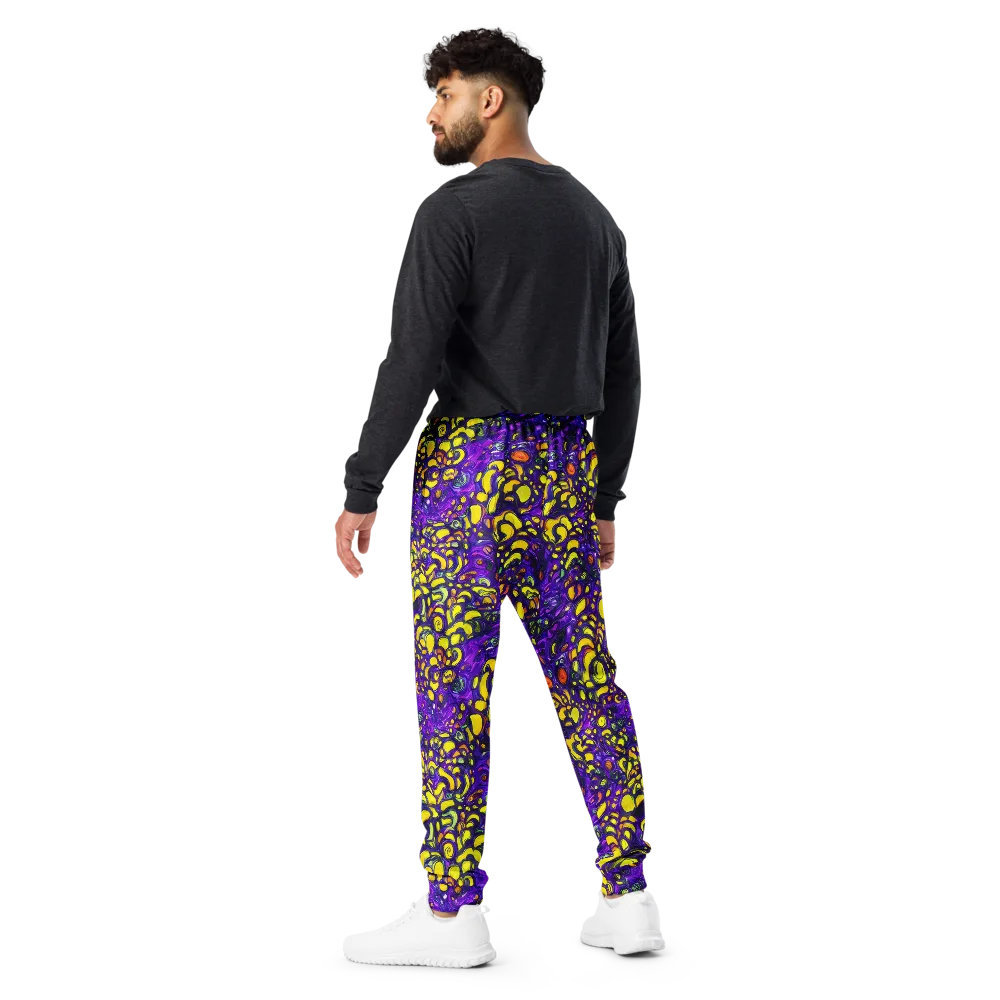 Lemon Labyrinth on Men's Joggers — Back