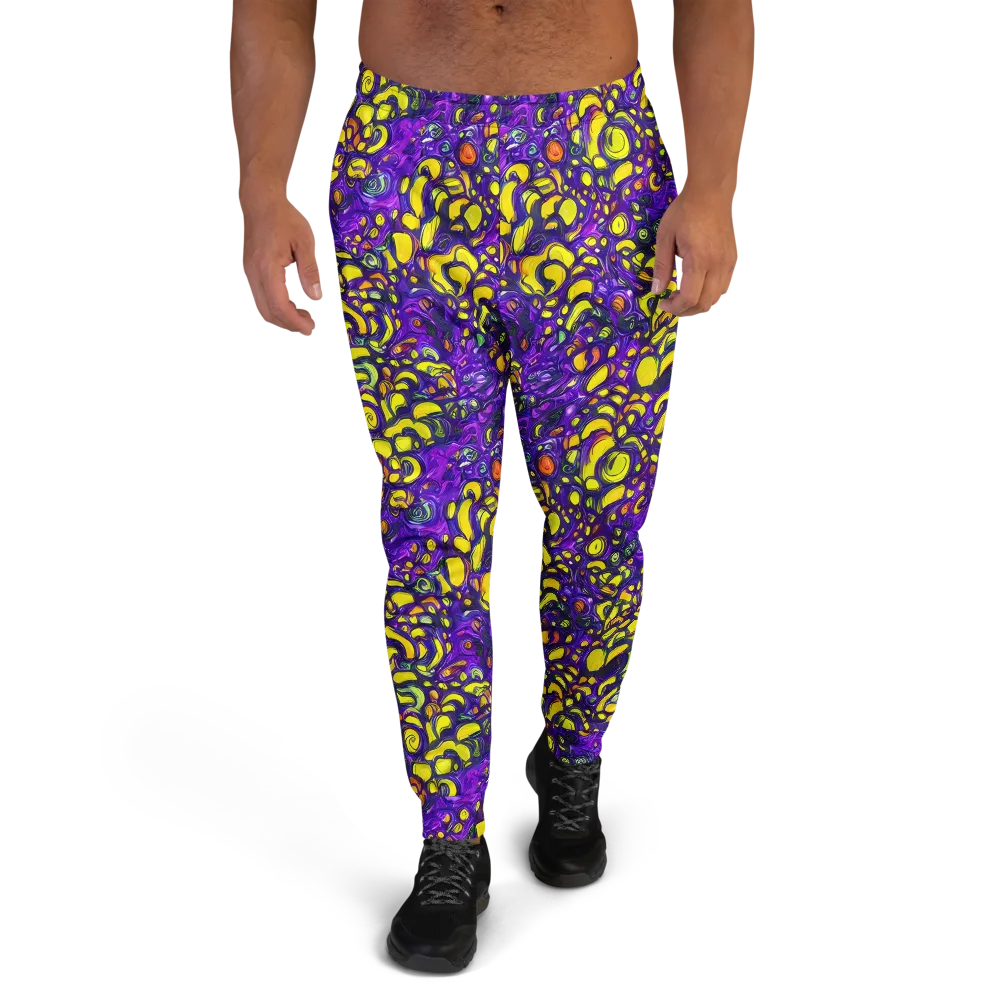 Lemon Labyrinth on Men's Joggers — Front