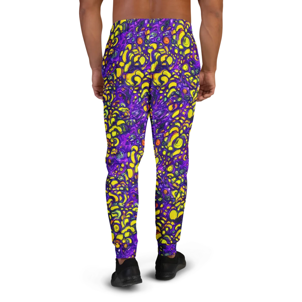 Lemon Labyrinth on Men's Joggers — Back