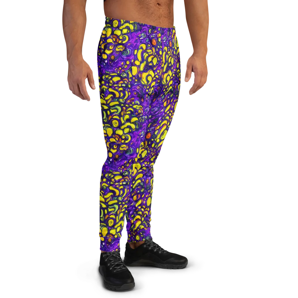 Lemon Labyrinth on Men's Joggers — Right