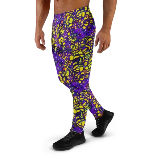 Lemon Labyrinth on a Men's Joggers