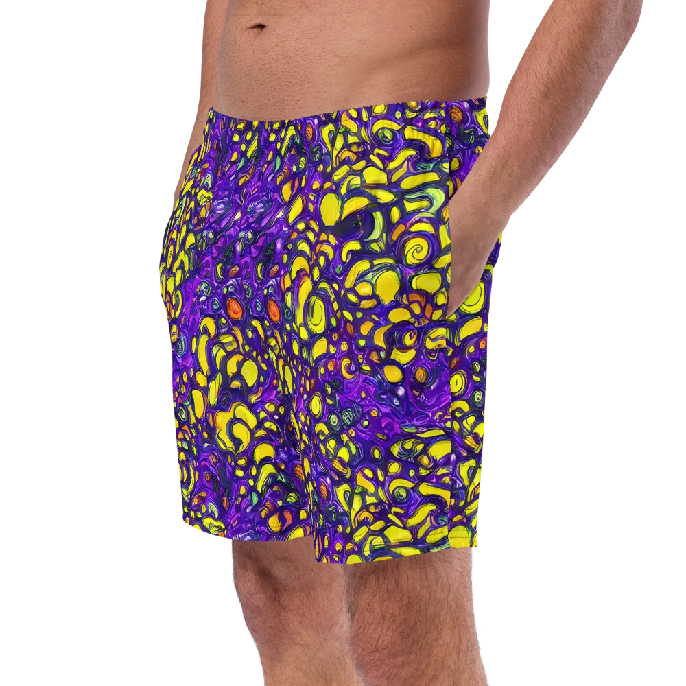 Lemon Labyrinth on Swim Trunks — Left Front