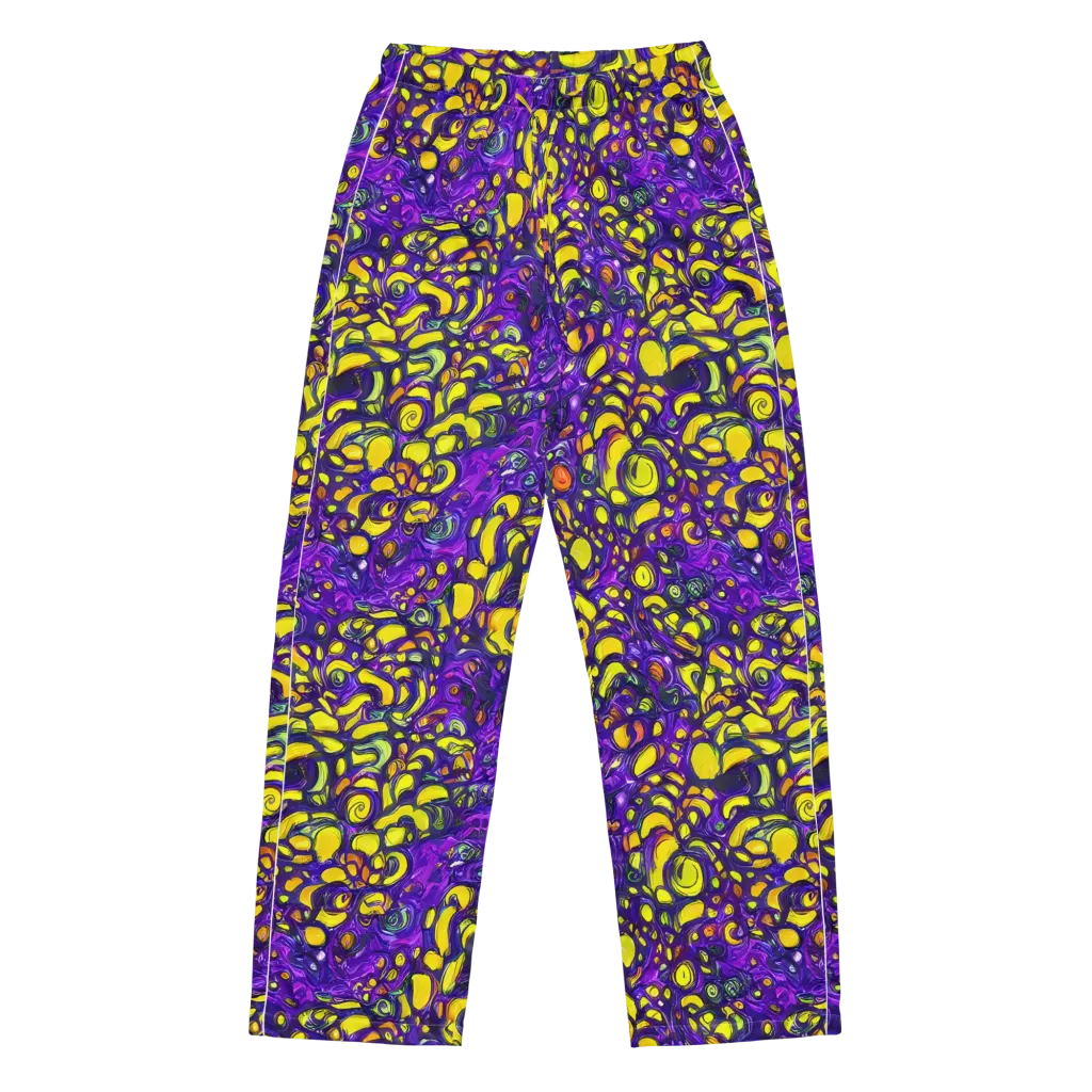 Lemon Labyrinth on Women's Pajama Pants — Front