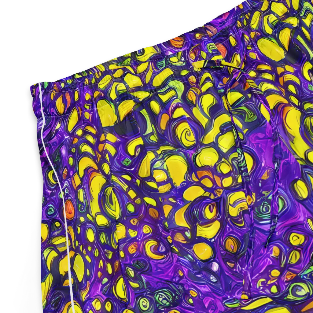 Lemon Labyrinth on Women's Pajama Shorts — Product details