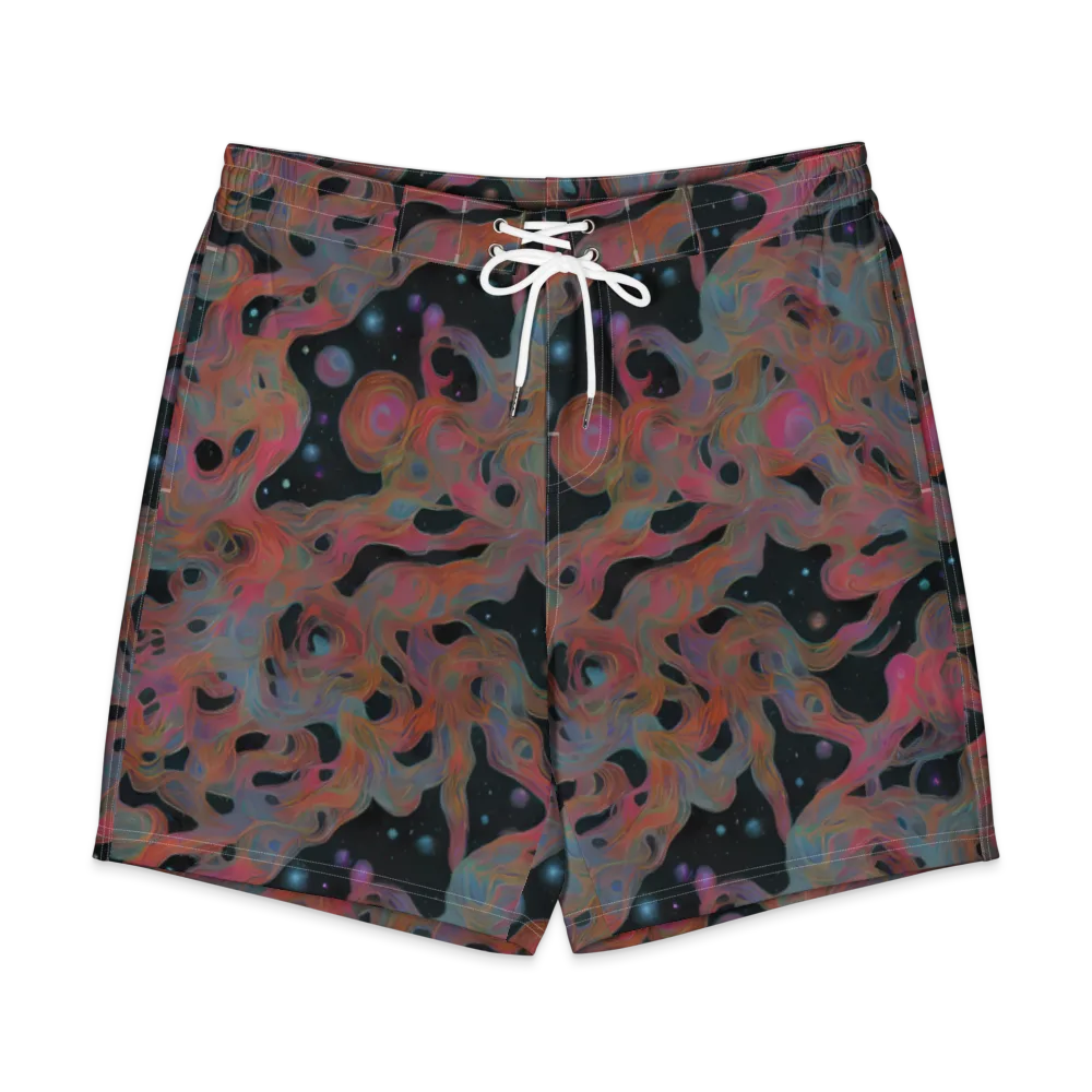 Planetary Drift on Men's Board Shorts — Front
