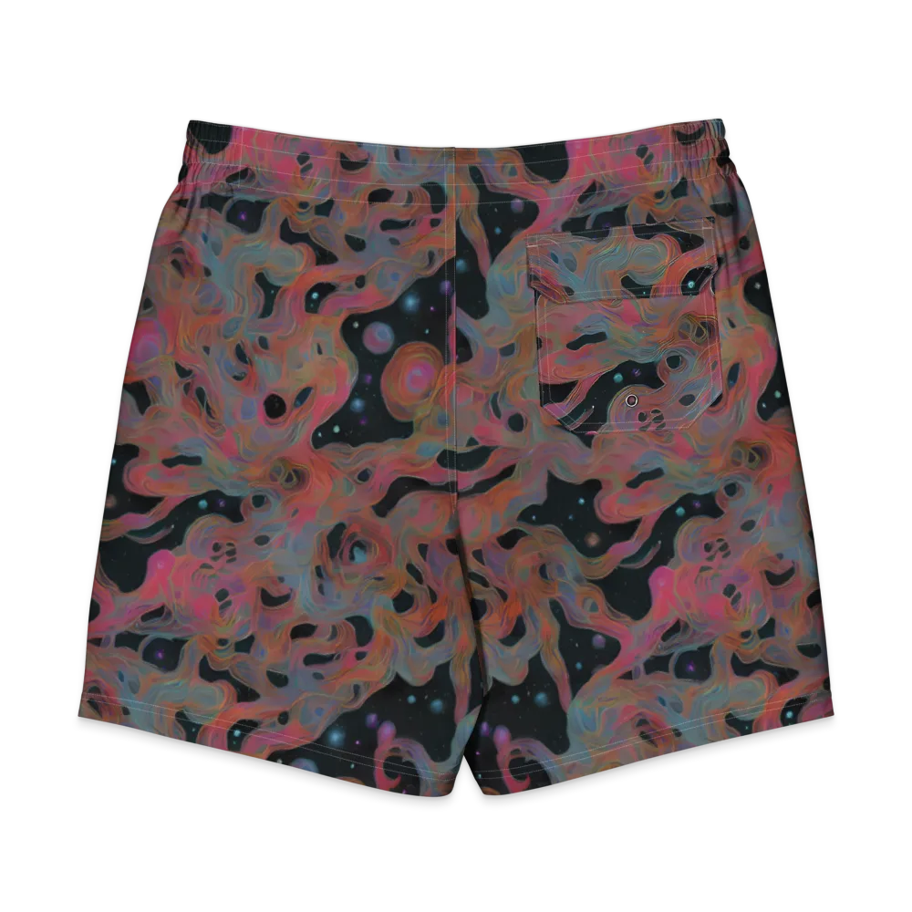 Planetary Drift on Men's Board Shorts — Back