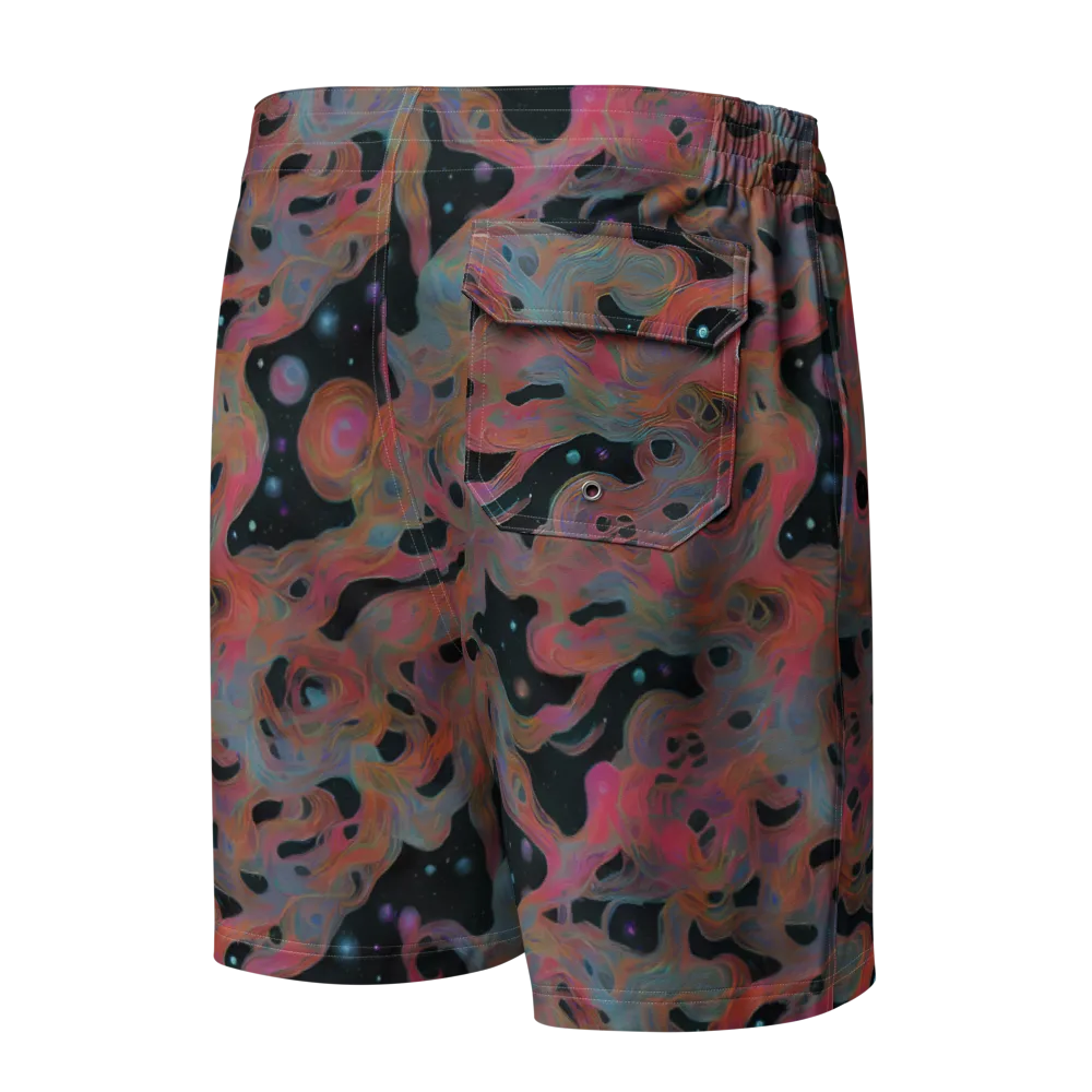 Planetary Drift on Men's Board Shorts — Back