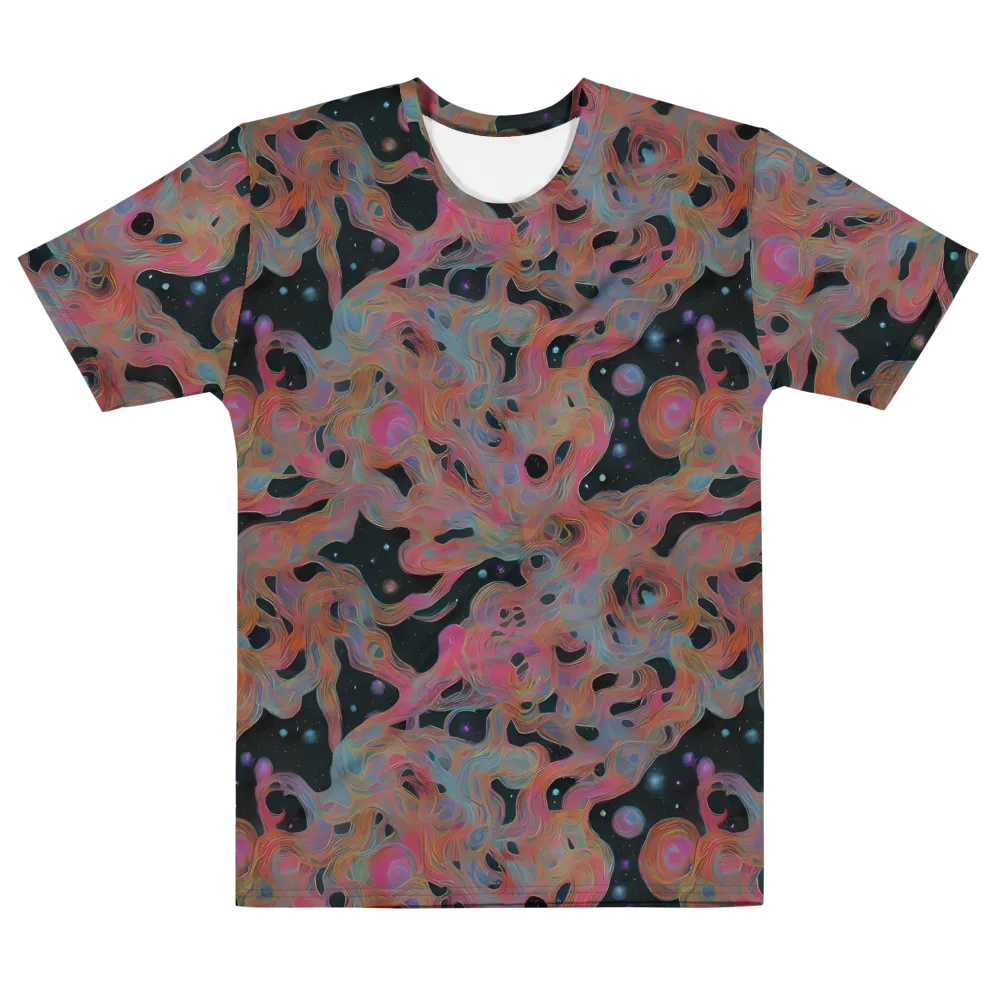 Planetary Drift on Men's Cotton Crew Neck T-Shirt — Front