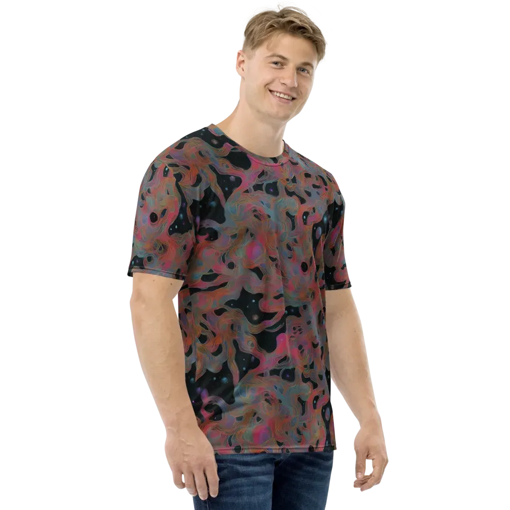 Planetary Drift on Men's Crew Neck T-Shirt — Right