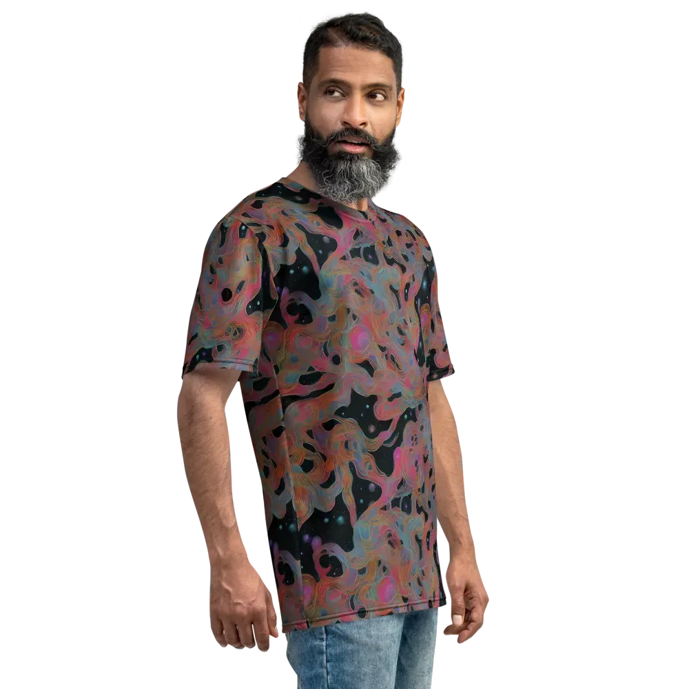 Planetary Drift on Men's Crew Neck T-Shirt — Right