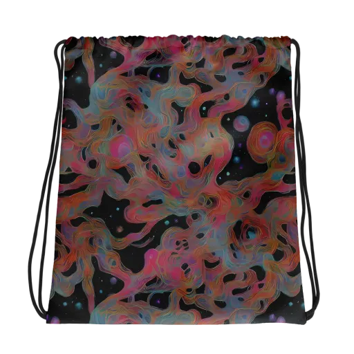 Planetary Drift on a Drawstring Bag