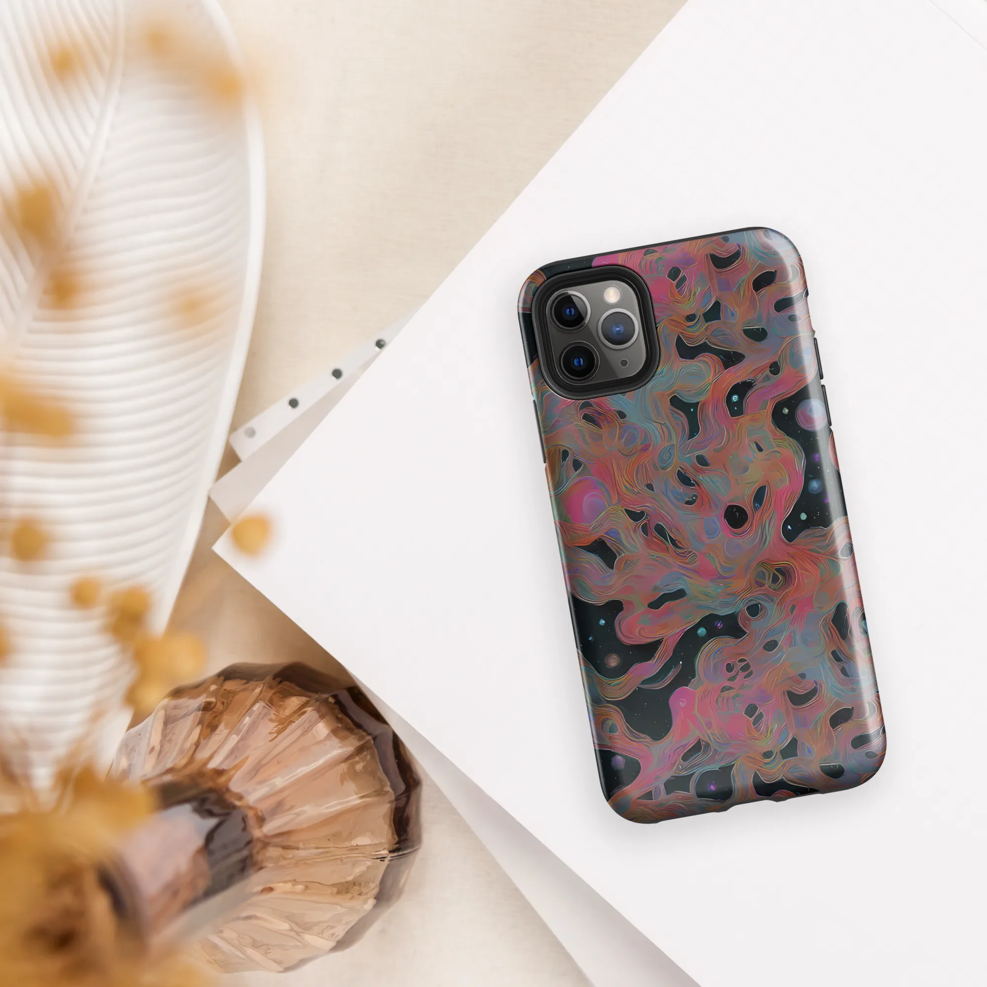 Planetary Drift on Tough Case for iPhone® — Front