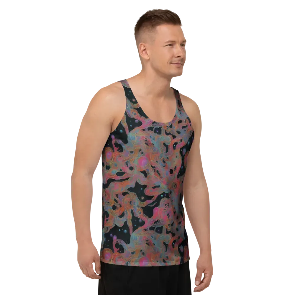 Planetary Drift on Men's Tank Top — Right Front