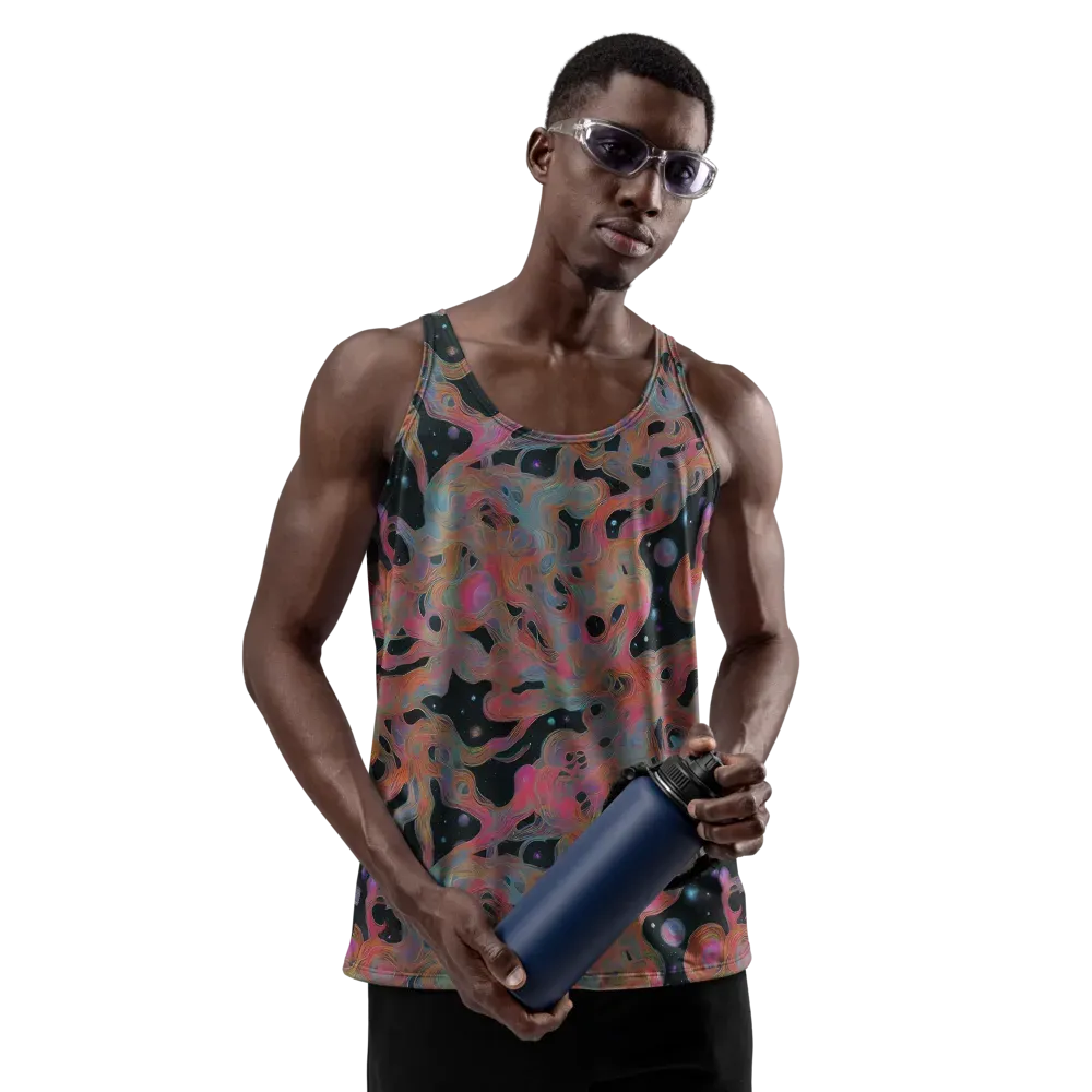 Planetary Drift on Men's Tank Top — Front