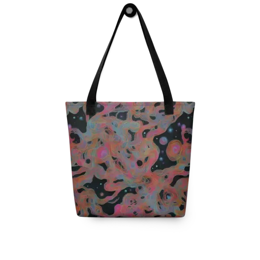 Planetary Drift on a Tote Bag