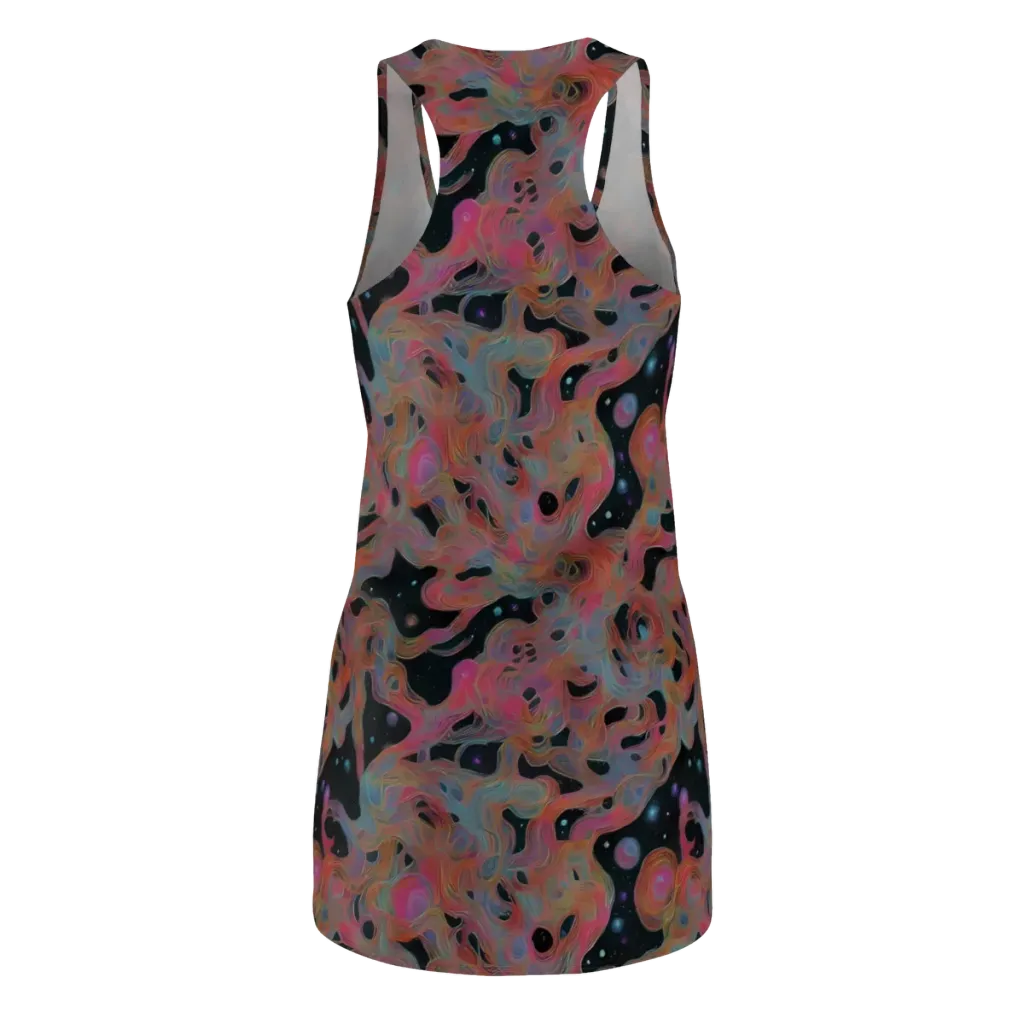 Planetary Drift on Racerback Dress — Back