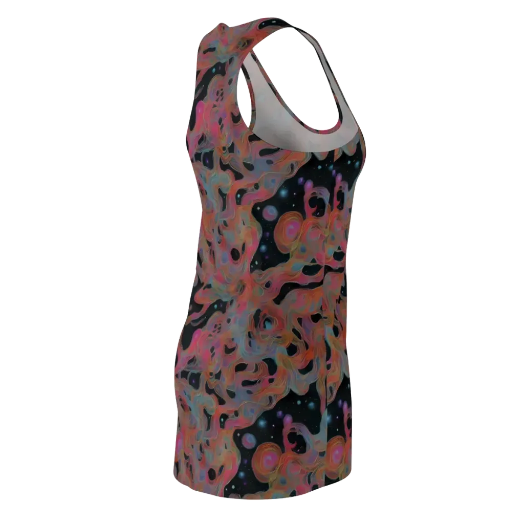 Planetary Drift on Racerback Dress — Back Side