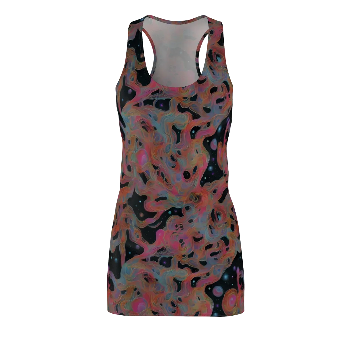 Planetary Drift on Racerback Dress — Front