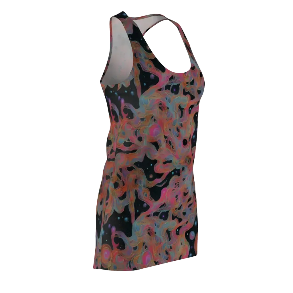 Planetary Drift on Racerback Dress — Front Side