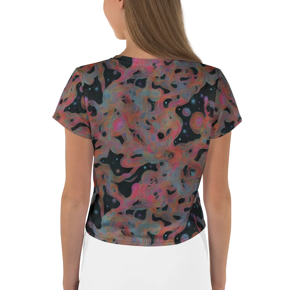 Planetary Drift on Crop Tee — Back