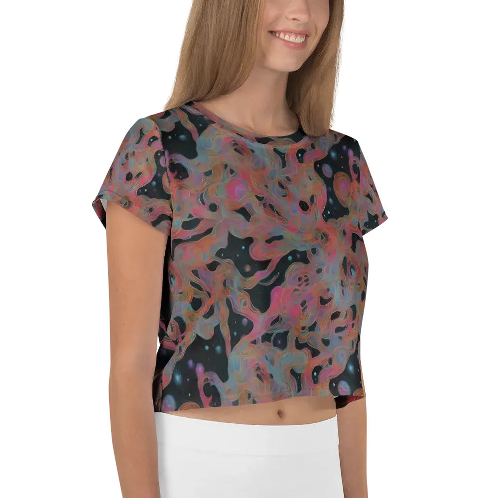 Planetary Drift on Crop Tee — Right