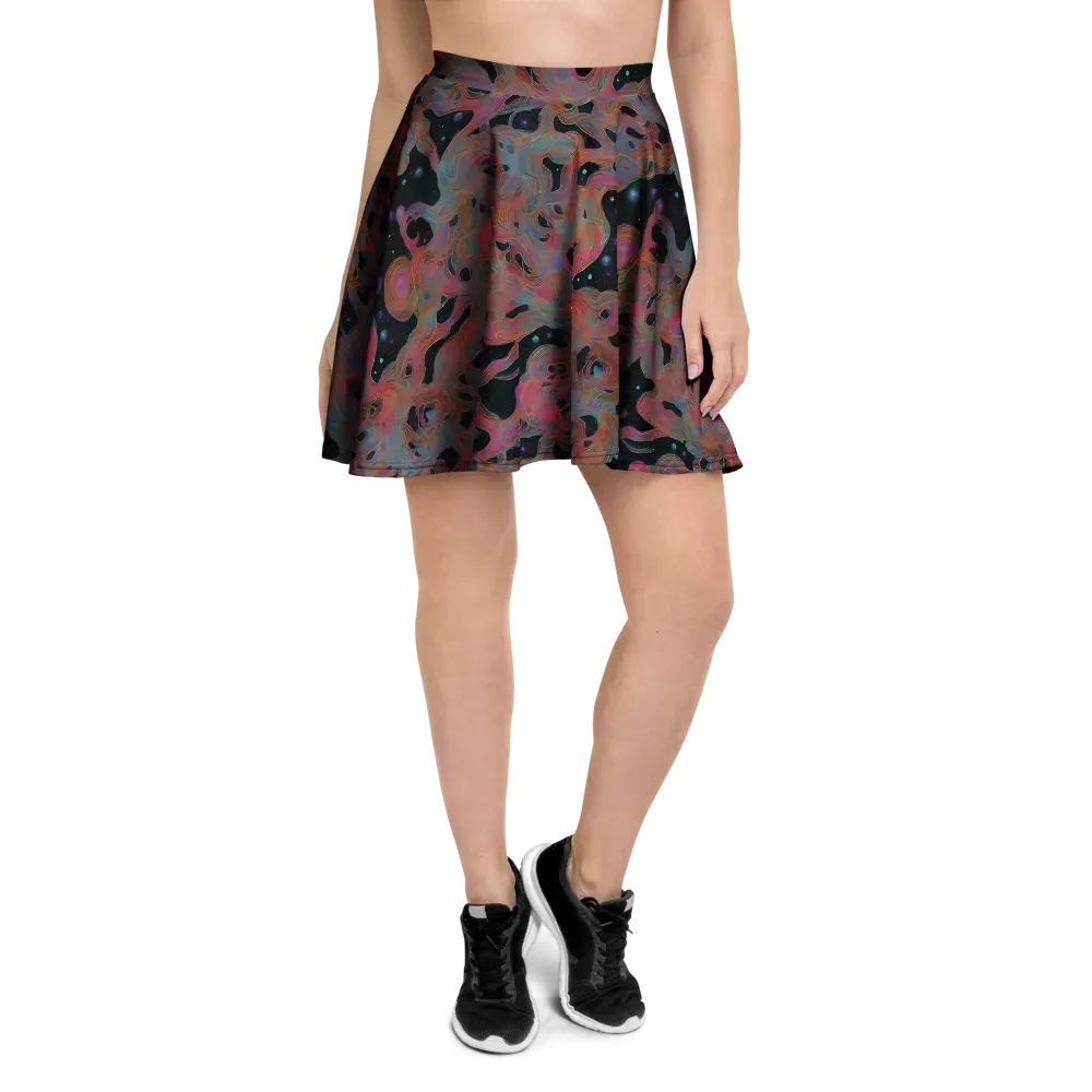 Planetary Drift on Skater Skirt — Front