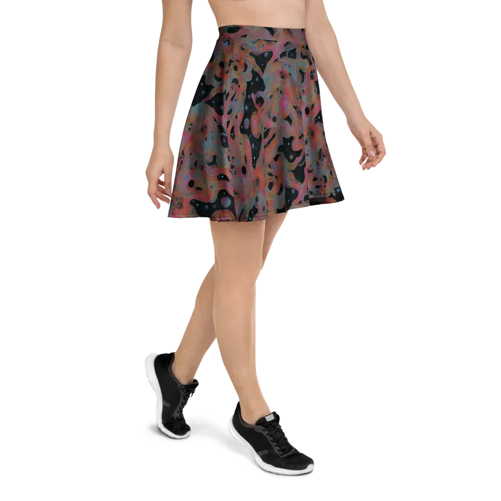 Planetary Drift on Skater Skirt — Right