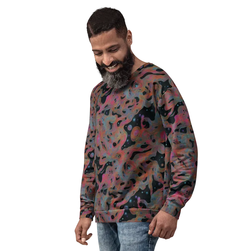 Planetary Drift on Sweatshirt — Left Front