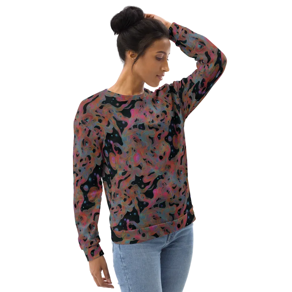 Planetary Drift on Sweatshirt — Right Front