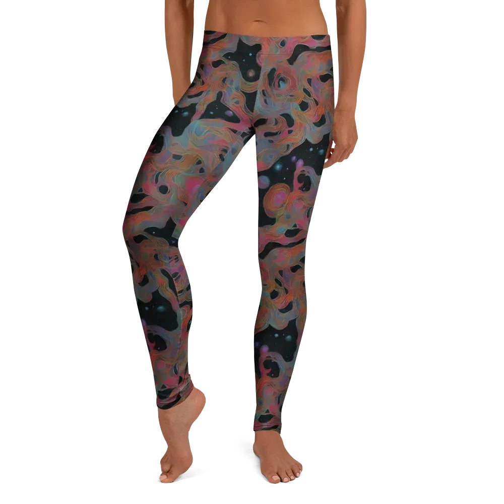 Planetary Drift on Leggings — Front