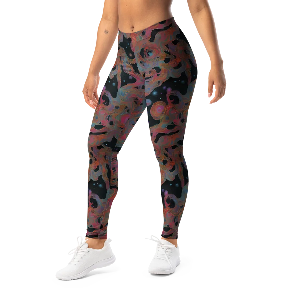 Planetary Drift on Leggings — Left Front
