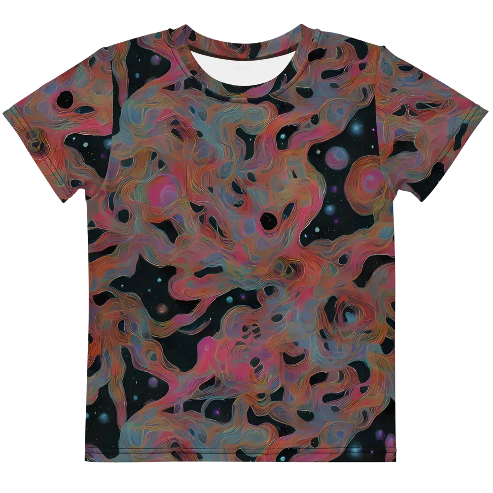 Planetary Drift on Kids Crew Neck T-Shirt — Front