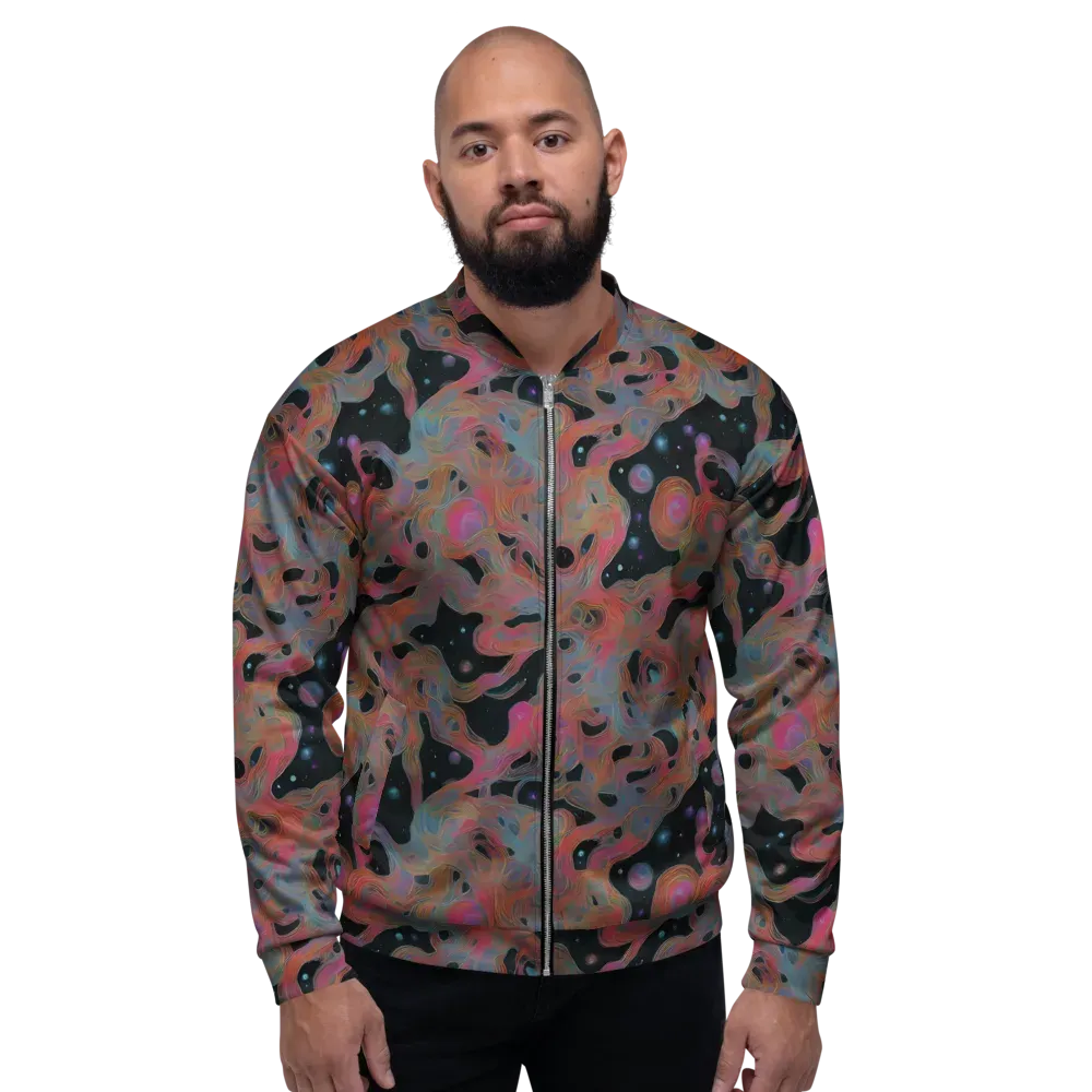 Planetary Drift on Bomber Jacket — Front