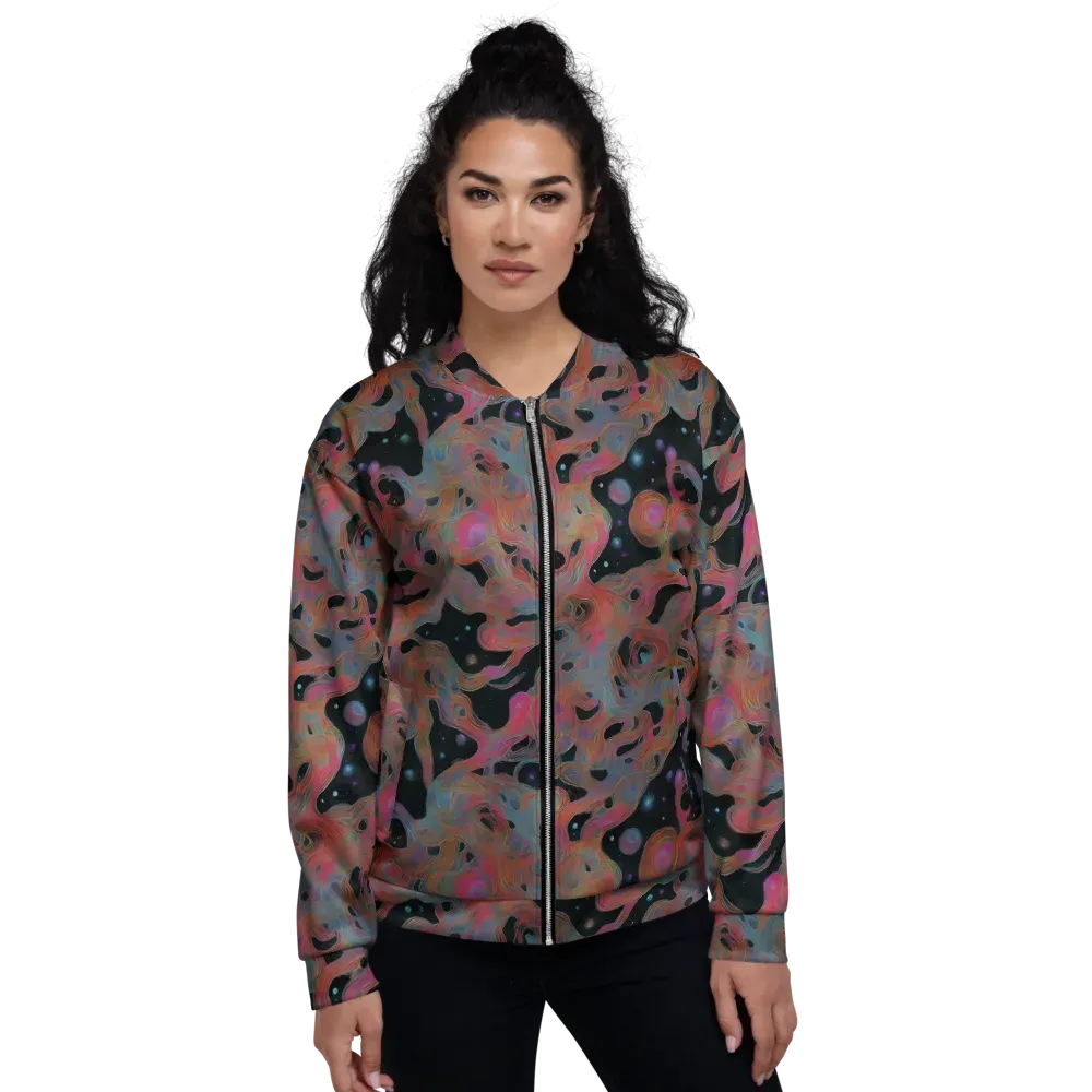 Planetary Drift on Bomber Jacket — Front