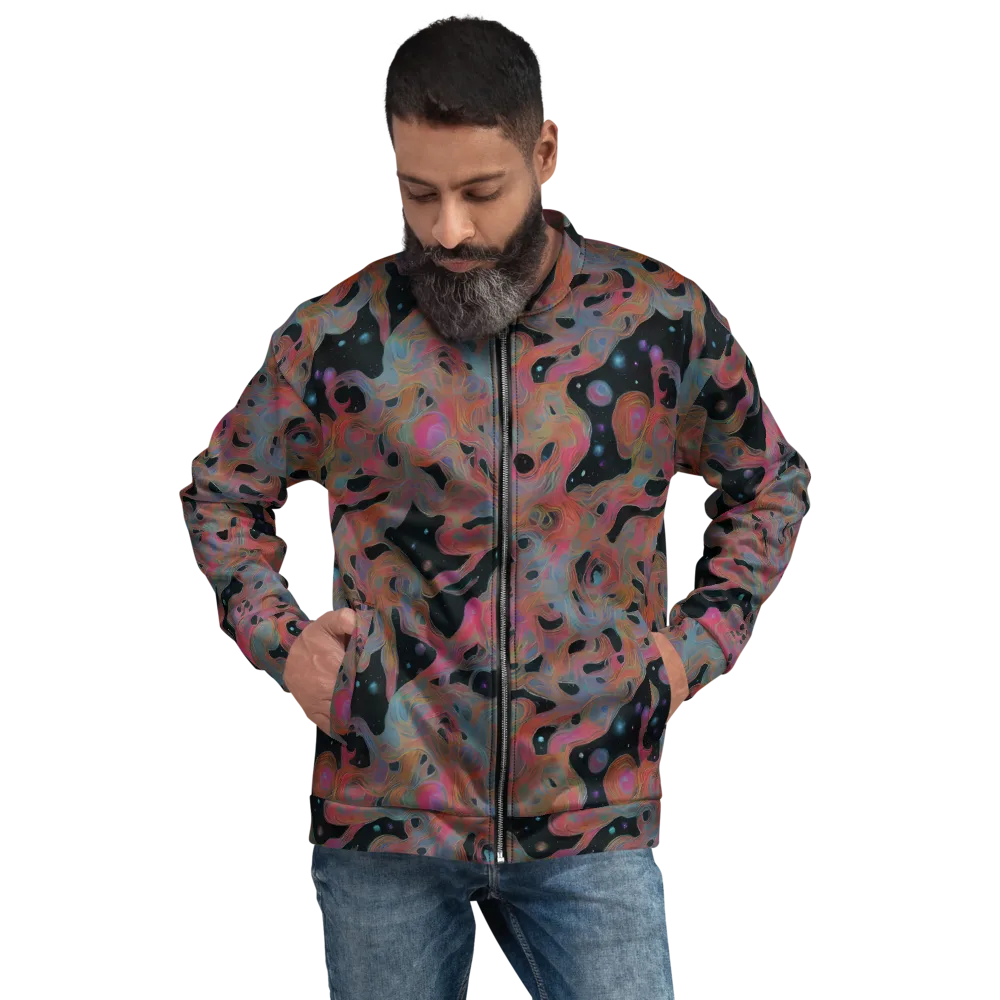 Planetary Drift on Bomber Jacket — Front